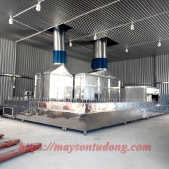 Dây Chuyền Phun Sơn Chai Lọ Tự Động